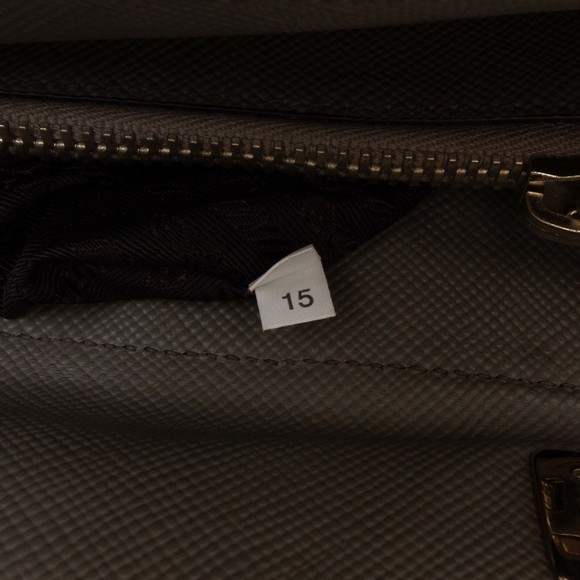 Pre-Loved Prada Saffiano Cuir Turnlock Twin Satchel - Picture 7 of 11